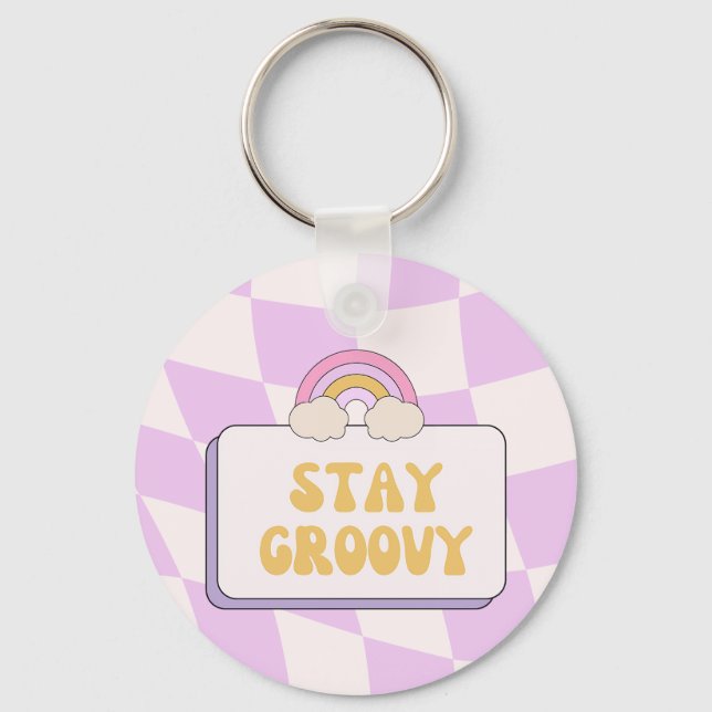 Chaveiro Fique Groovy (Frente)