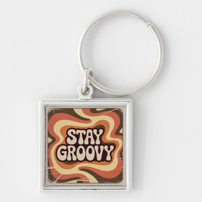 Chaveiro Fique Groovy (Frente)