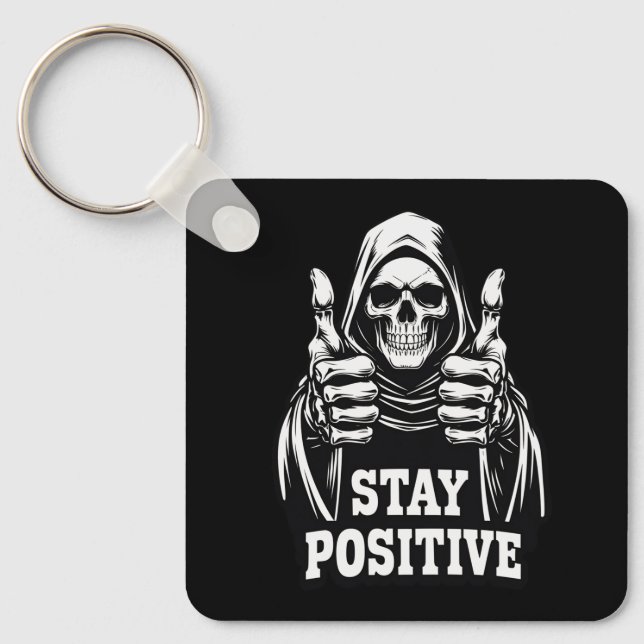 Chaveiro Fique Positivo (Frente)