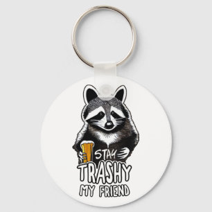 Chaveiro Fique Trashy Meu Amigo Raccoon