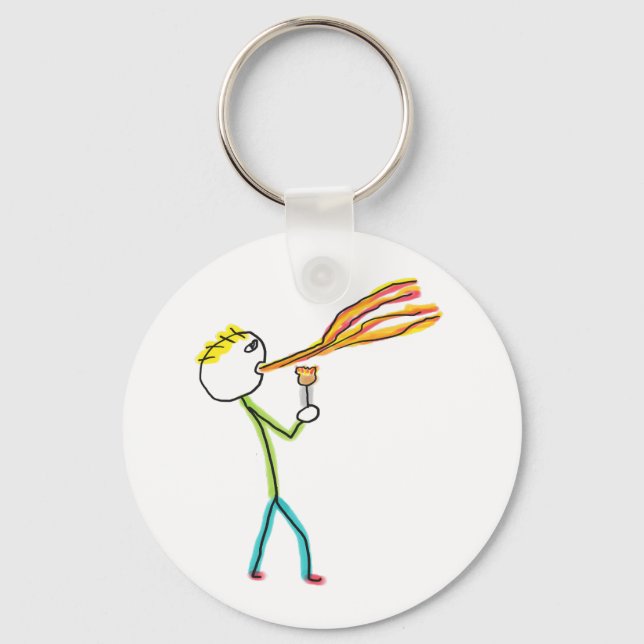 Chaveiro Fire Breathing Stickman (Frente)