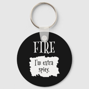 Chaveiro Fire Hot Packet Halloween Taco Eu sou Extra Spicy 