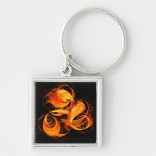 Chaveiro Fireball Abstrato Art Pequeno