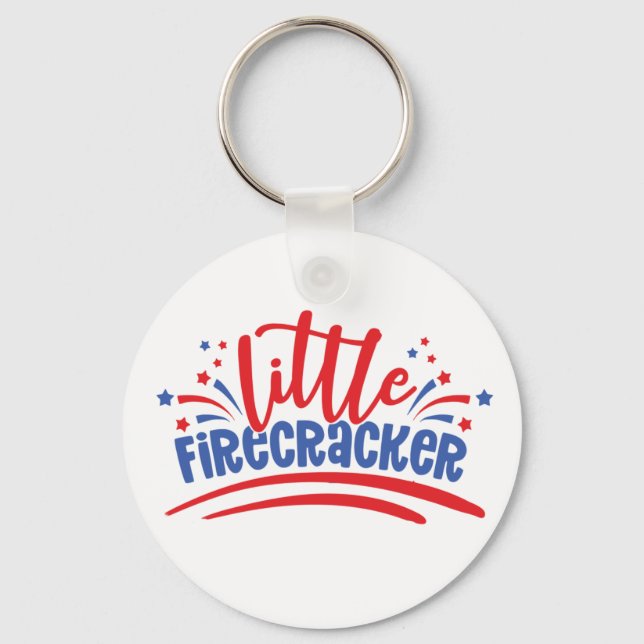 Chaveiro Firecracker 4 de julho (Frente)
