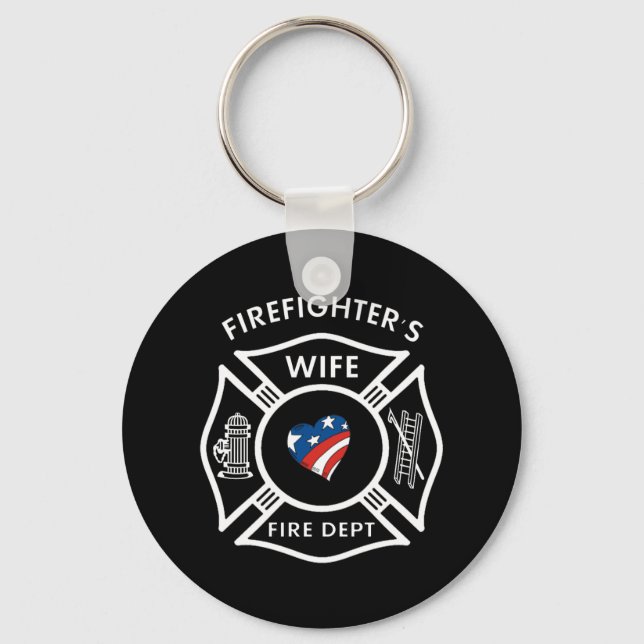 Chaveiro Fireman Wives USA (Frente)