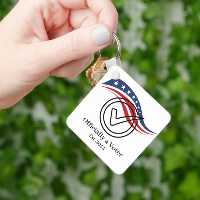 Chaveiro First Time Voter Keychain (Mão)