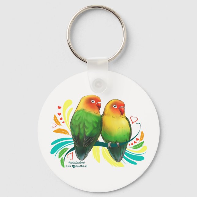 Chaveiro Fischer Lovebird (Frente)