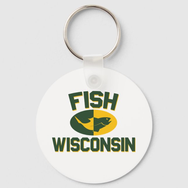 Chaveiro Fish Wisconsin (Frente)