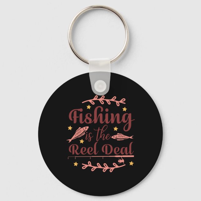 Chaveiro Fishing Is The Reel (Frente)