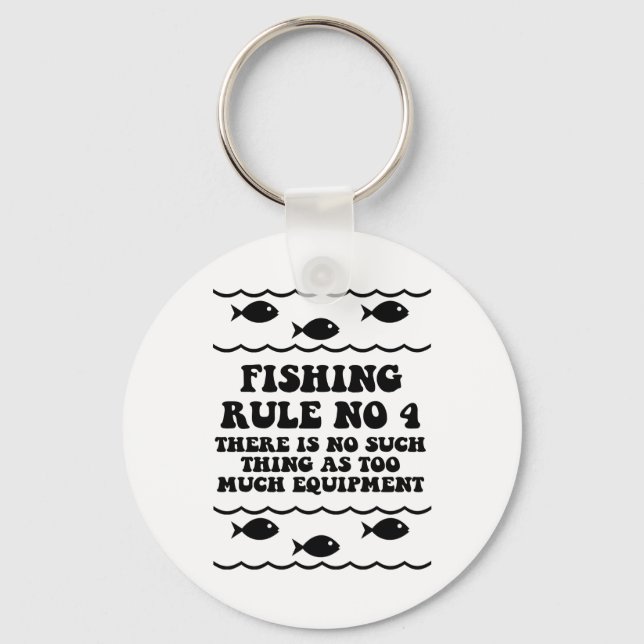 Chaveiro Fishing Rule No 4 (Frente)