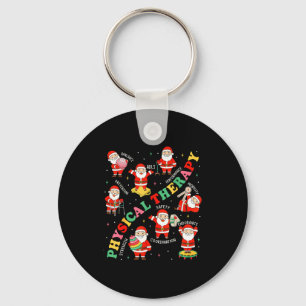 Chaveiro Fisioterapia de Natal Santa Therast Xmas P