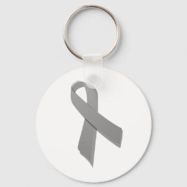 Chaveiro fita de conscientização da cinza