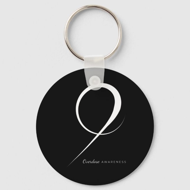 Chaveiro Fita de Sensibilização para a Sobredosagem de Medi (Frente)