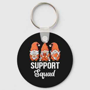 Chaveiro Fita laranja Gnomos apoiam sobreviventes da Leucem