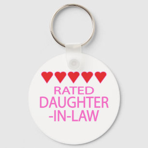 Chaveiro Five Heart Daughter-In-Law