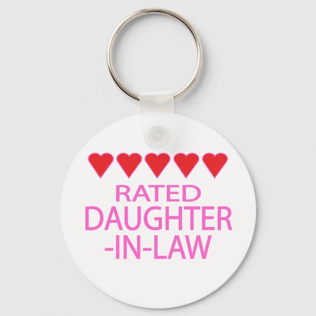 Chaveiro Five Heart Daughter-In-Law (Frente)