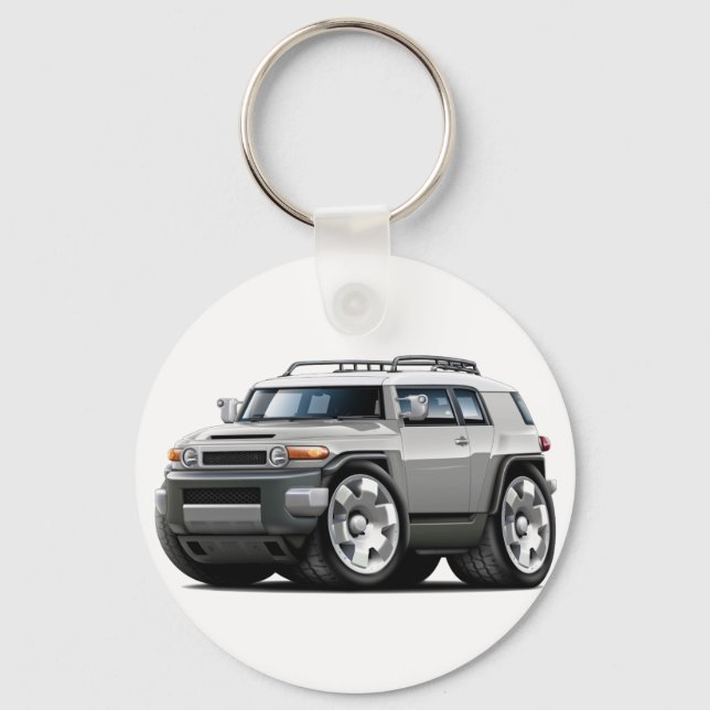 Chaveiro Fj Cruiser Silver Car (Frente)