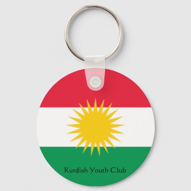 Chaveiro flag-kurdistan, Clube da Juventude Curda (Frente)