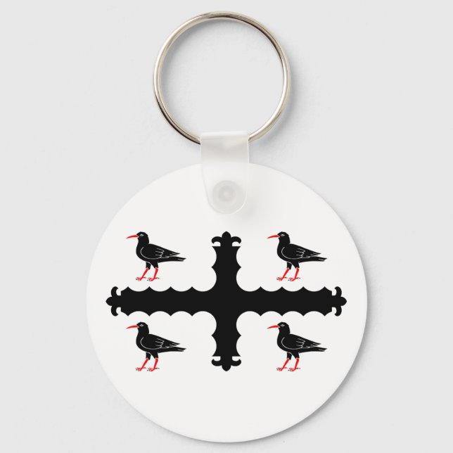 Chaveiro Flag of Flintshire Keychain (Frente)