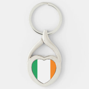 Chaveiro Flag of Ireland Heart