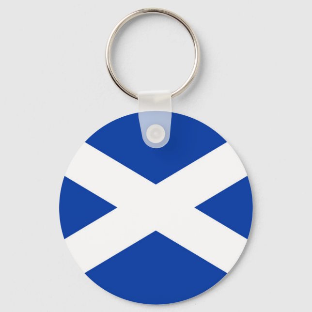Chaveiro Flag of Scotland Saltyre - High Quality Image (Frente)