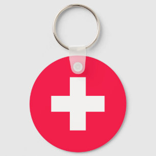 Chaveiro Flag of Switzerland modified - Suíça Suisse -