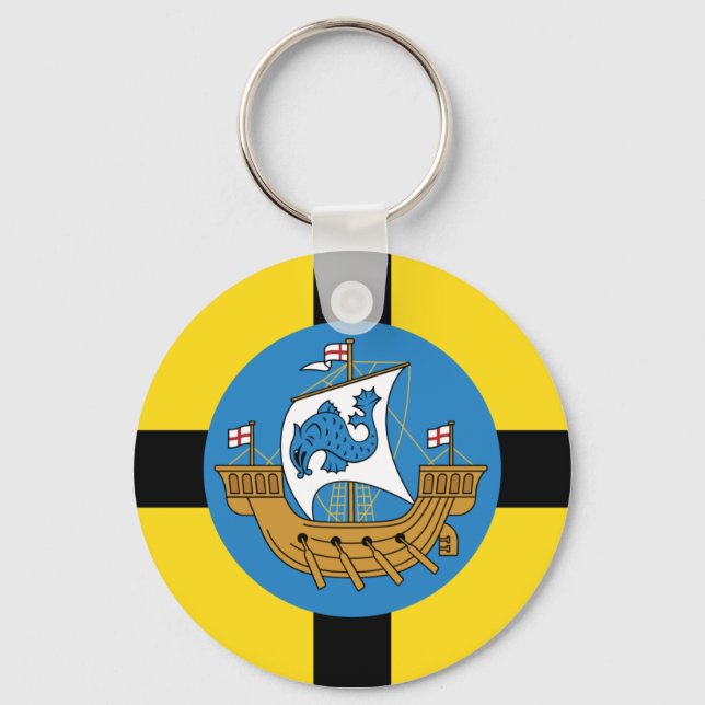 Chaveiro Flag of Wellington, New Zealand  (Frente)