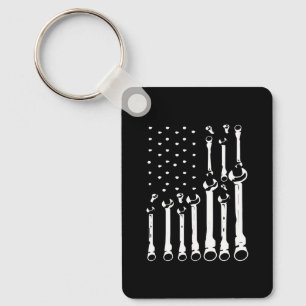Chaveiro Flag Usa Mechanical Wrenches Americanas Para Mulhe
