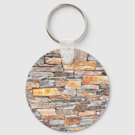 Chaveiro Flagstone | padrão natural de pedra | tijolos