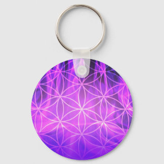 Chaveiro Flame Violeta Flame Flower of Life