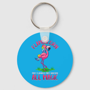 Chaveiro Flamincorn Parte Flamingo Parte Unicórnio Animal M