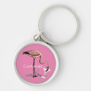 Chaveiro Flamingo Bebendo Martini Thunder_Cove