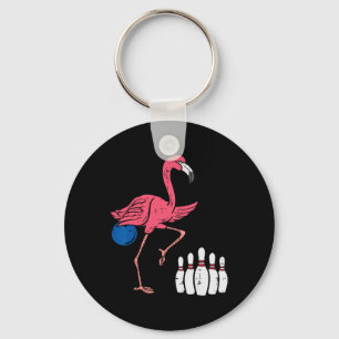 Chaveiro Flamingo Boliche Engraçada Equipe do Esporte Bowle
