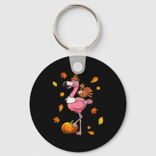 Chaveiro Flamingo   Dia de Ação de Graças Flamingo