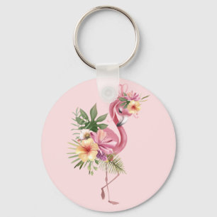 Chaveiro Flamingo exótico