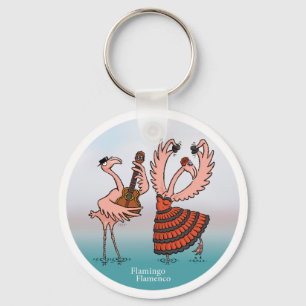 Chaveiro Flamingo Flamenco Keychain