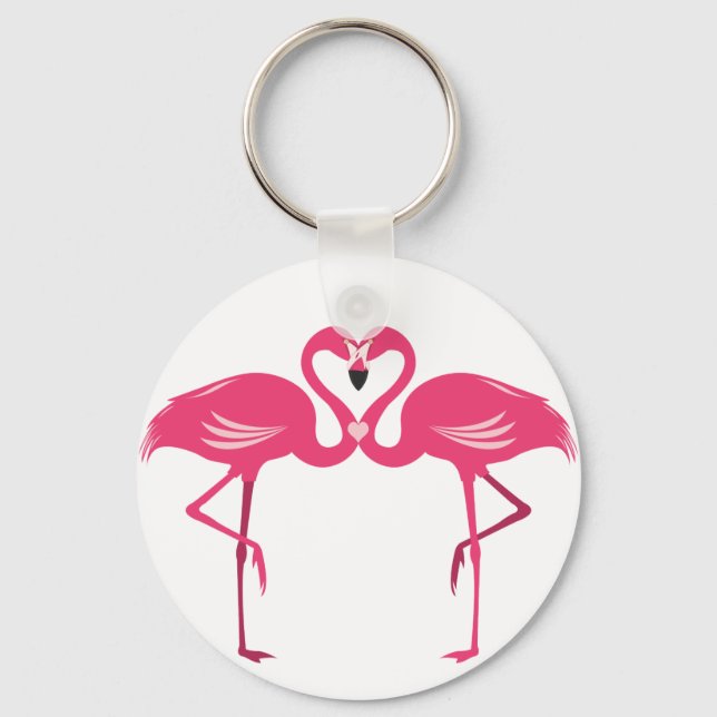 Chaveiro Flamingo Love (Frente)