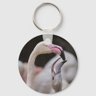 Chaveiro Flamingo Mãe E Bebê