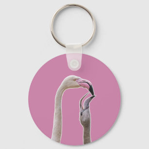 Chaveiro Flamingo Mãe E Bebê
