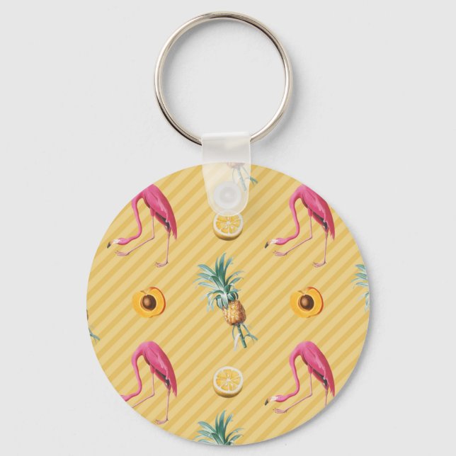 Chaveiro Flamingo Mango Lemon Amarelo (Frente)