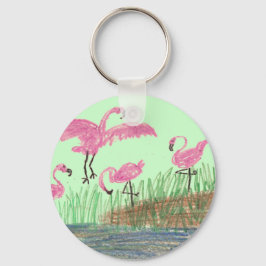 Chaveiro Flamingo Mash