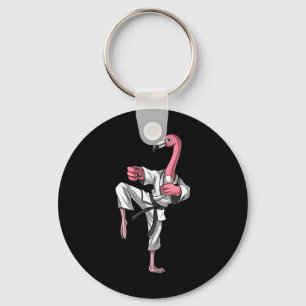 Chaveiro Flamingo Pássaro Karatê Kickboxing Kung Fu Ninja A