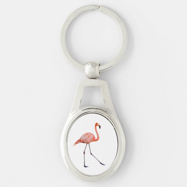 Chaveiro Flamingo Rosa (Frente)