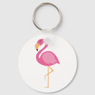 Chaveiro Flamingo Rosa