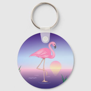Chaveiro Flamingo Rosa