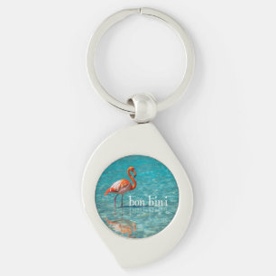 Chaveiro Flamingo rosa ilhas abc