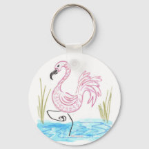 Flamingo rosa nº 13 por EelKat Wendy C Allen