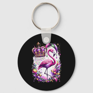 Chaveiro Flamingo Rosa Pássaro Fofo Carnaval Mardi Gras