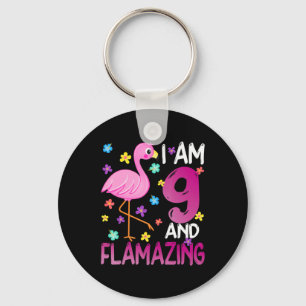 Chaveiro Flamingoo   I Am 9 Incrível Nono Aniversário