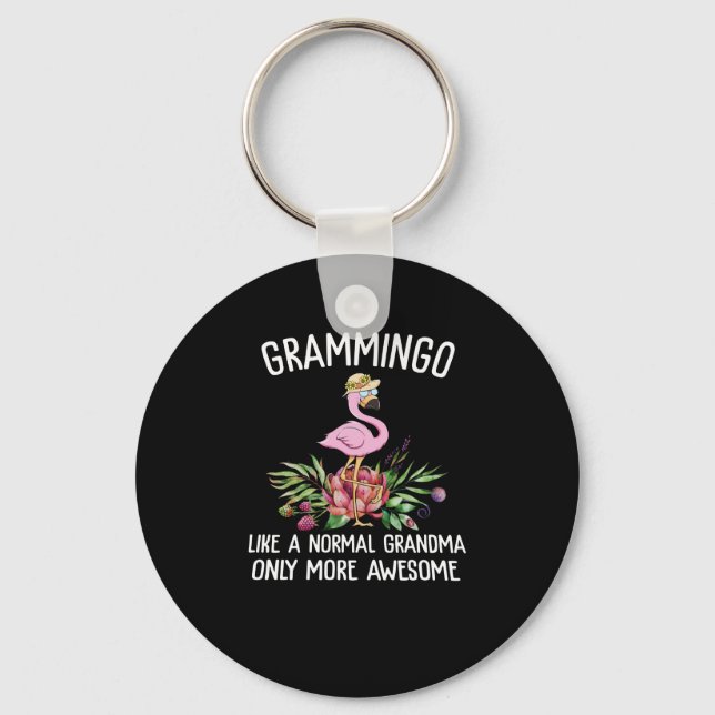 Chaveiro Flamingos | Grammingo Como Uma Avó Normal (Frente)